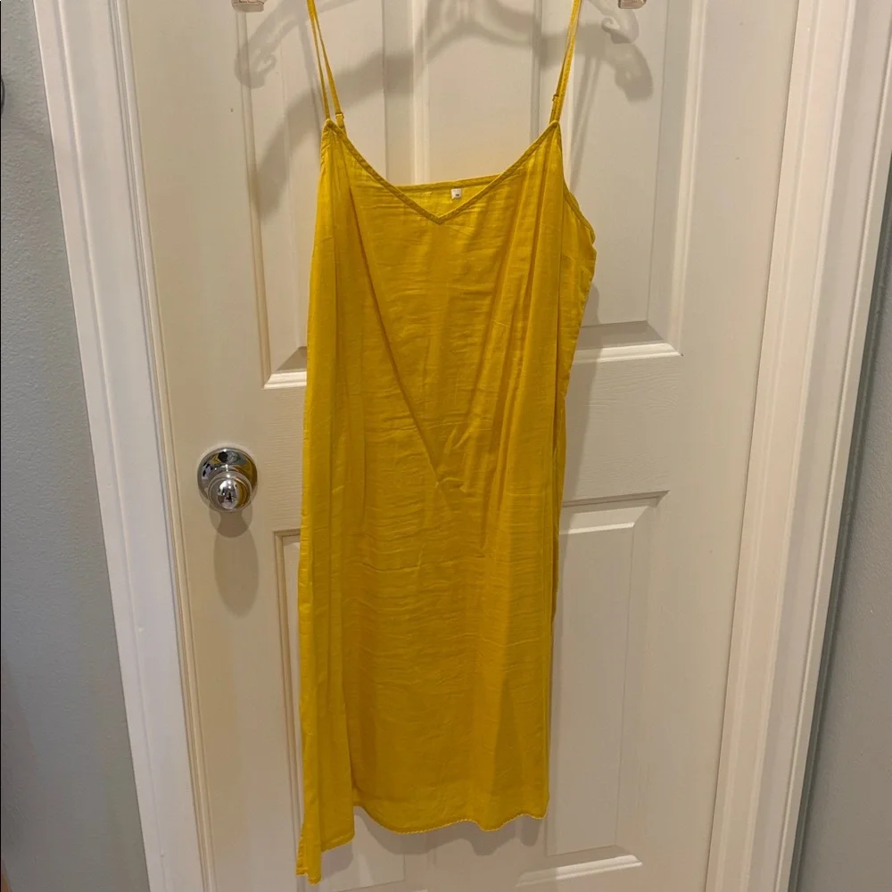 Moulinette Soeurs Vibrant Yellow Dress with matching slip - Picture 8 of 8